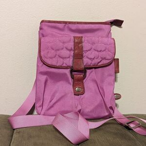 Mosey by Baggallini 17 plastic bottles rehabilitated crossbody purse